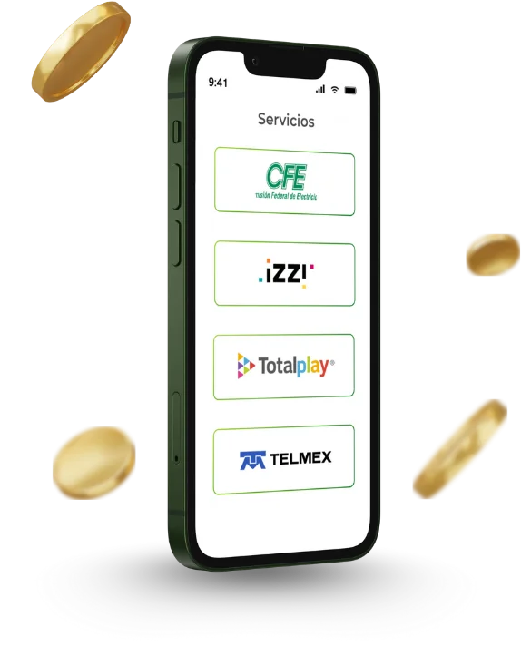 Pago de servicios en Vexi App