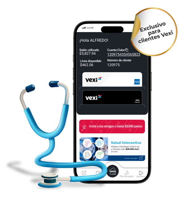 salud interactiva desde vexi app
