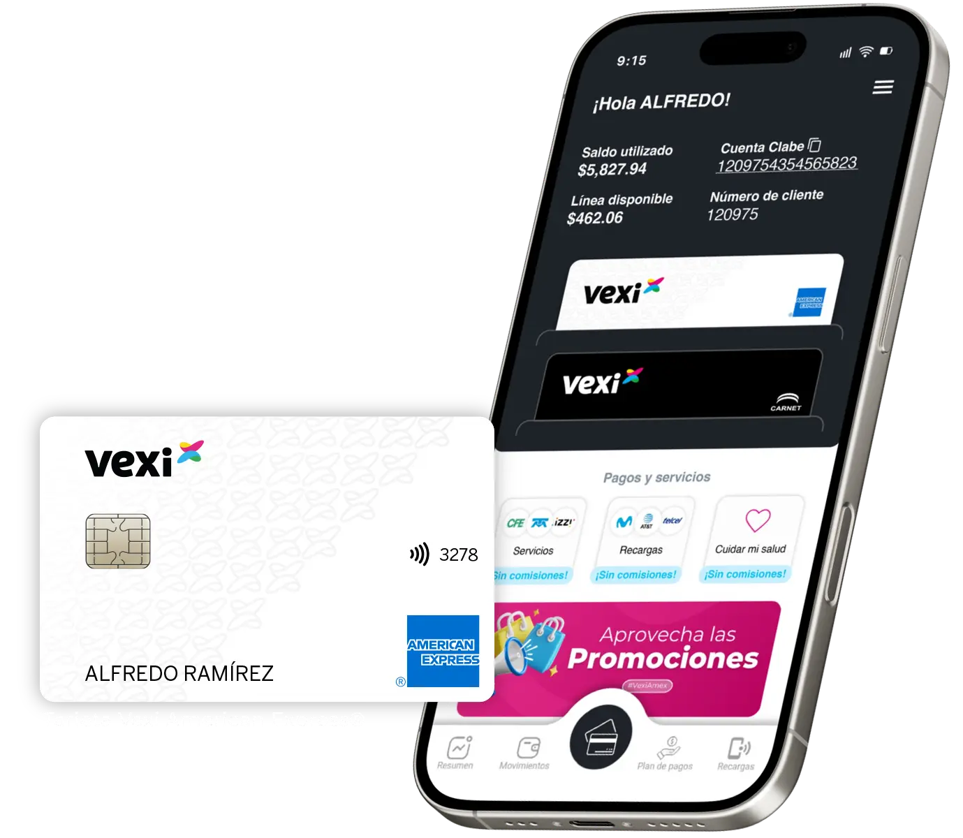 Tarjeta de Crédito Vexi American Express